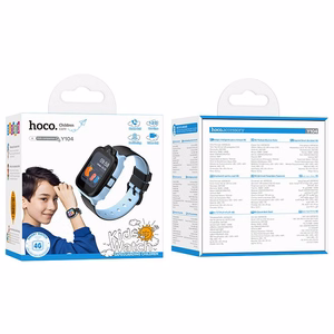 Smartwatch for kids Hoco 1,69" 4G GPS with call function Y104 blue