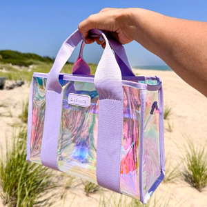 Case-Mate Mini Travel Tote Bag water-resistant shoulder bag, Soap Bubble