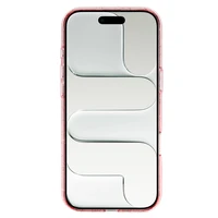 Mirdzošs magnētiskais viedtālruņa apvalks Iphone 17 Air, rozā, caurspīdīgs