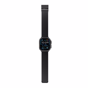 AmazingThing Titan Premium Metal Band for AppleWatch 38/40/41/42/44/45/46/49 mm - Black