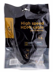 Gembird 1.8m HDMI M/M HDMI kabelis HDMI Type A (Standard) melns