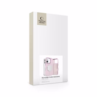 Tech-Protect Silikona PU MagSafe iPhone 16 Pro apvalks (m) - rozā
