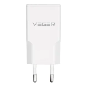 VEGER sienas lādētājs USB A + USB C QC PD 30W 30W1A1C balts