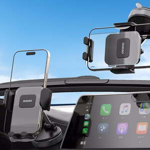 Dudao F24PLUS Car Holder with Suction Cup Dashboard - Melns