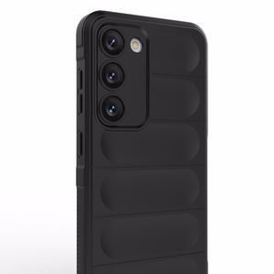 Magic Shield viedtālruņa apvalks Samsung Galaxy S23+ elastīgs bruņots pārsegs melns