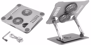 Tablet Cooling Pad HISMART ar 2 Fans