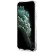 Karl Lagerfeld KLHCP12MLNHCCS iPhone 12/12 Pro 6.1" sudraba/sudraba cietais apvalks Mirdzošs Choupette Galva