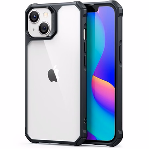 ESR Air Armor viedtālruņa apvalks iPhone 14 Plus - skaidrs melns