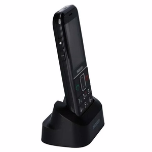Maxcom Comfort MM735 ze stacją ładującą+ opaska SOS melns/melns