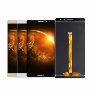 LCD Displejs Saderīgs ar Huawei Mate 8 Balts HQ