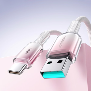 Joyroom S-A42 3A USB-A - USB-C kabelis 1.2m balts