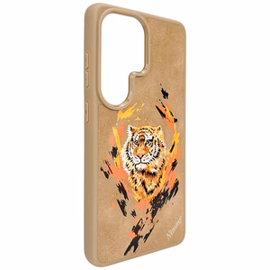 Nimmy Tiger MagSafe maciņš Samsung Galaxy S26 Ultra gaiši brūns