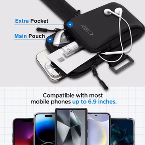 Tech-Protect M7 Universālais sporta apvalks - Melns