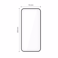 Tech-Protect Glass Fit+ 2 gab. rūdītā stikla komplekts, paredzēts Xiaomi Redmi 15C 173 mm / Poco C85 173 mm – melns
