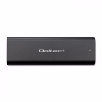 Qoltec 50311 storage drive enclosure SSD enclosure melns M.2