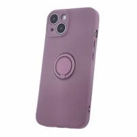 Viedtālruņa apvalks ar pirksta turētāju Xiaomi Redmi Note 13 5G (global) gaiši violetā krāsā