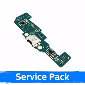 Charging Port Saderīgs ar Samsung T590 Tab A 10.5 Ar Flex / Plata 100% Original (Service Pack)