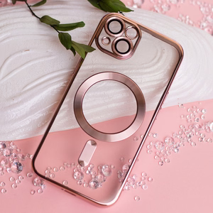 Color Chrome Mag case for Samsung Galaxy S26 rose gold