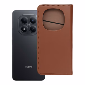 SMART PRO Grāmatiņa leather maciņš for XIAOMI Redmi Note 15 5G brūns