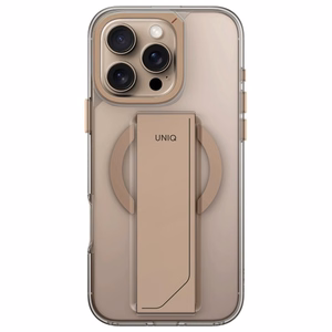 Uniq Heldro Max Magclick uzlādes viedtālruņa apvalks iPhone 16 Pro - zelta