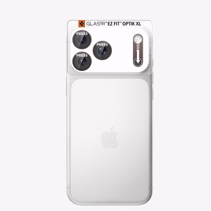 Spigen Optik Pro XL GLAS.TR EZ FIT rūdīts stikls, paredzēts iPhone 18 Pro Max, tumšā ķiršu krāsā