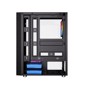 Gembird Fornax 2500 ARGB Gaming ATX Midi Tower ar apgaismojumu melns datora korpuss