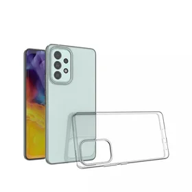 Caurspīdīgs viedtālruņa apvalks 2 mm kastē SAMSUNG A32 5G caurspīdīgs