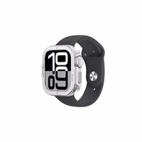 AmazingThing Titan Pro Metal Maciņš Apple Watch 11 46mm Aluminum - Sudraba