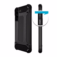 Viedtālruņa apvalks ARMOR priekš SAMSUNG S22 melns