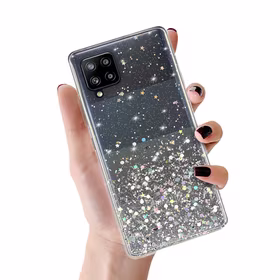 Brilliant caurspīdīgs viedtālruņa apvalks Samsung Galaxy A42 5G caurspīdīgs