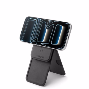 SPIGEN S314-2 SLIM FOLD TRIPOD MAGSAFE UNIVERSAL MAGNĒTISKS KARŠU TURĒTĀJS melns