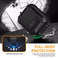 Tech-Protect Carbonox MagSafe apvalks AirPods Pro - melns