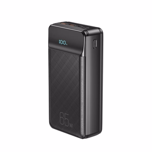 XO PR201 65W/30000mAh ārējais akumulators klēpjdatoram, melns
