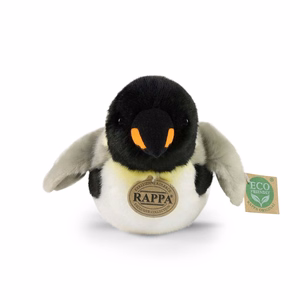 Rappa videi draudzīga reālistiska guļoša pingvīna plīša rotaļlieta, 28 cm