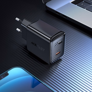 Acefast GaN USB Type-C 30W lādētājs, PD, QC 3.0, AFC, FCP, balts (A21 white)