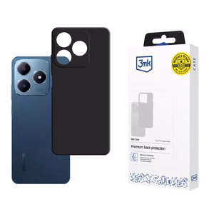 3mk Matēts apvalks Realme C63 - melns