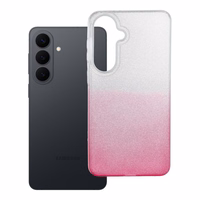 SHINING caurspīdīgs rozā viedtālruņa apvalks SAMSUNG S26 Plus