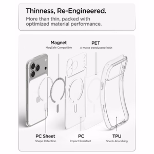 Spigen Ultra Hybrid MagSafe maciņš iPhone 18 Pro Max / 17 Pro Max, matēts balts