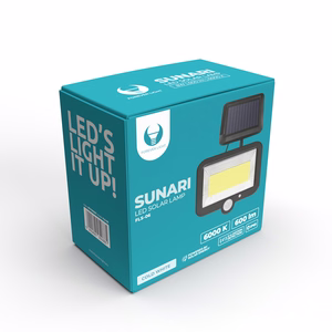 Forever Light Solar LED Lampa SUNARI FLS-06 COB PIR 8W 600lm 6000K 1800mAh Li-Ion