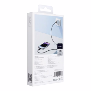 WiWU - Platinum sērijas datu kabelis Wi-C013 USB C uz Lightning 30W 1,2m - melns