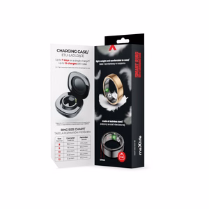 Gudrais gredzens Maxlife MXSR-100 zelta (izmērs 12/21,4 mm)
