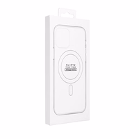 CLEAR MAG COVER magnētiskais viedtālruņa apvalks ar kameras aizsardzību, saderīgs ar MagSafe, paredzēts IPHONE 12, caurspīdīgs