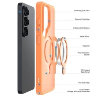 Korpuss Dux Ducis Yind Magnētiskais statīvs Samsung S948 S26 Ultra oranžs