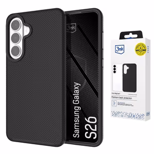 3mk Fortis MagCase maciņš Samsung Galaxy S26, melns