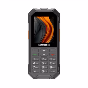 Hammer 6 LTE Black 2.4 " IPS 48 MB 128 MB Dual SIM Nano SIM 3G Bluetooth 2.1 USB version Type-C Built-in camera Main camera resolution 2 MP 2500 mAh