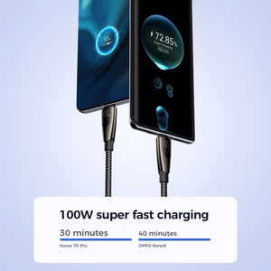 Kabelis Pioneer 100W USB uz USB-C SA31-AC6 / 100W / 1,2m (melns)