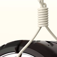 Dudao L7SC USB-A - USB-C kabelis 5A 1m - bēšs