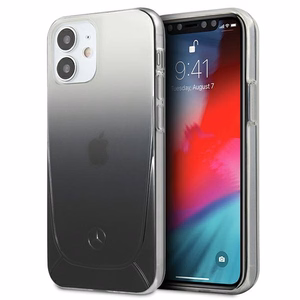 Mercedes Transparent Line чехол для iPhone 12 mini - чёрный