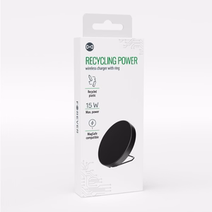 Forever pārstrādāts indukcijas lādētājs ar gredzenu, saderīgs ar MagSafe RLIR129-MS