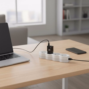 Blue Star Slim GaN TFK-SC-30WCC 30W 2x USB-C QC 4.0 / PD 3A lādētājs, melns